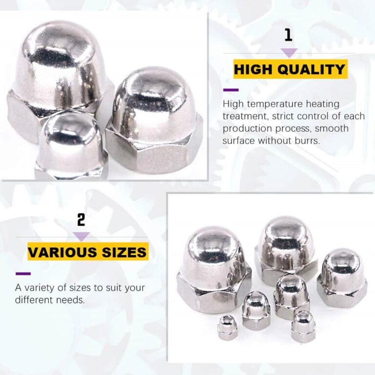 thumbnail image 2 of 7/16-14 Acorn Cap Nuts - Zinc Plated Steel, Grade 2, External Hex (5 Pack) By AmericanIntegratedSupply.com 2 of 5
