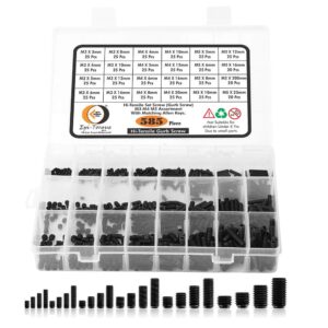 585 Pcs Hi-Tensile Socket Set/Grub Screw 24 Sizes Assortment Pack