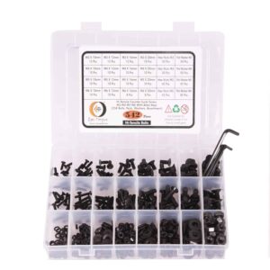 542 Pcs Hi Tensile M3 M4 M5 M6 Dia Socket CSK Flat Head Bolts With Matching Accessories Assortment Pack
